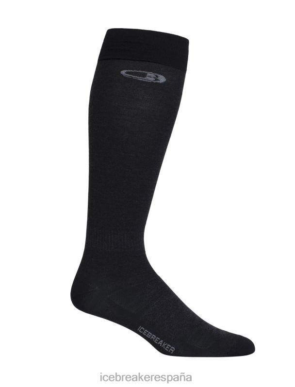 Icebreaker hombres Calcetines con forro de nieve merino sobre la pantorrilla. 0V2J0299 accesorios negro