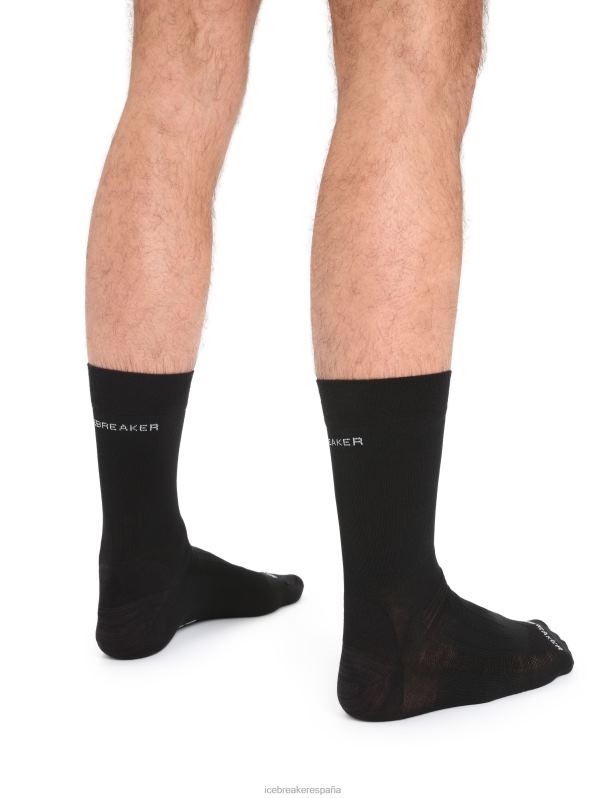 Icebreaker hombres calcetines con forro merino 0V2J0289 accesorios negro
