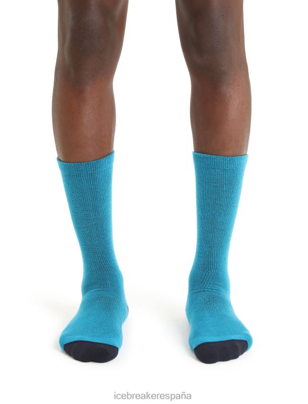 Icebreaker hombres calcetines ligeros estilo merino 0V2J0294 accesorios azul geo/azul marino medianoche