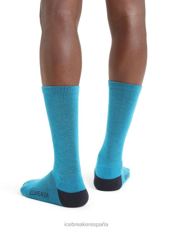 Icebreaker hombres calcetines ligeros estilo merino 0V2J0294 accesorios azul geo/azul marino medianoche
