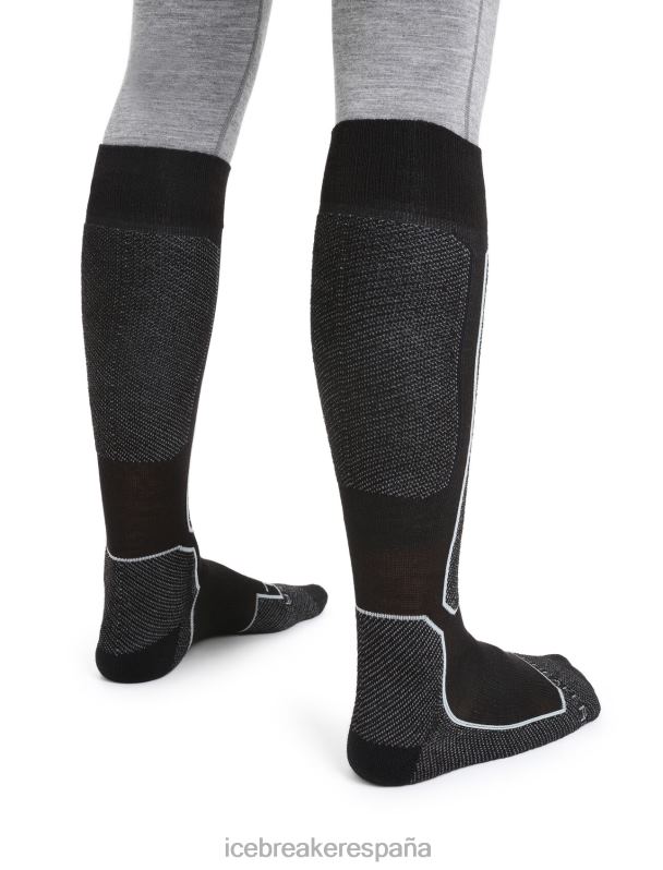 Icebreaker hombres calcetines merino ski+ ligeros hasta la pantorrilla 0V2J0297 accesorios negro