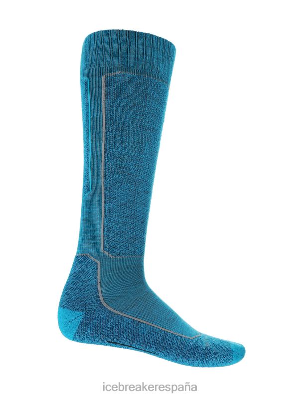 Icebreaker hombres calcetines merino ski+ ligeros hasta la pantorrilla 0V2J0298 accesorios azul geo/azul marino real