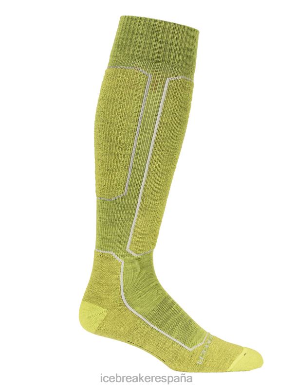 Icebreaker hombres calcetines merino ski+ ligeros hasta la pantorrilla 0V2J0467 accesorios brillo/éter
