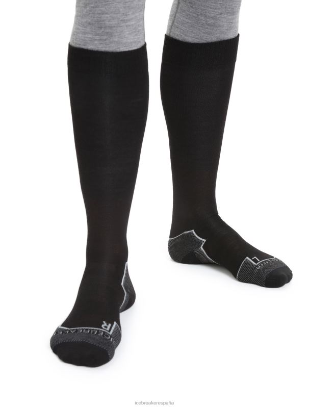 Icebreaker hombres calcetines merino ski+ ultraligeros hasta la pantorrilla 0V2J0296 accesorios negro