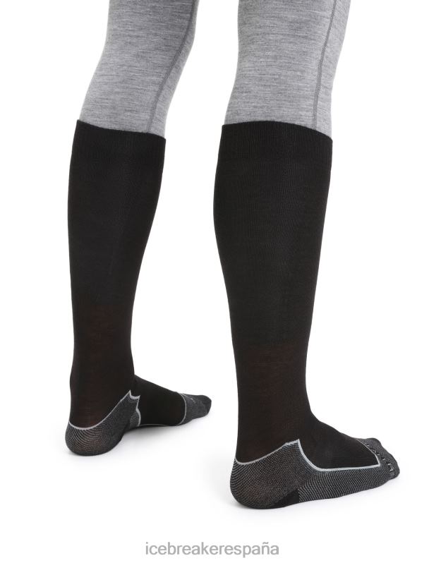 Icebreaker hombres calcetines merino ski+ ultraligeros hasta la pantorrilla 0V2J0296 accesorios negro