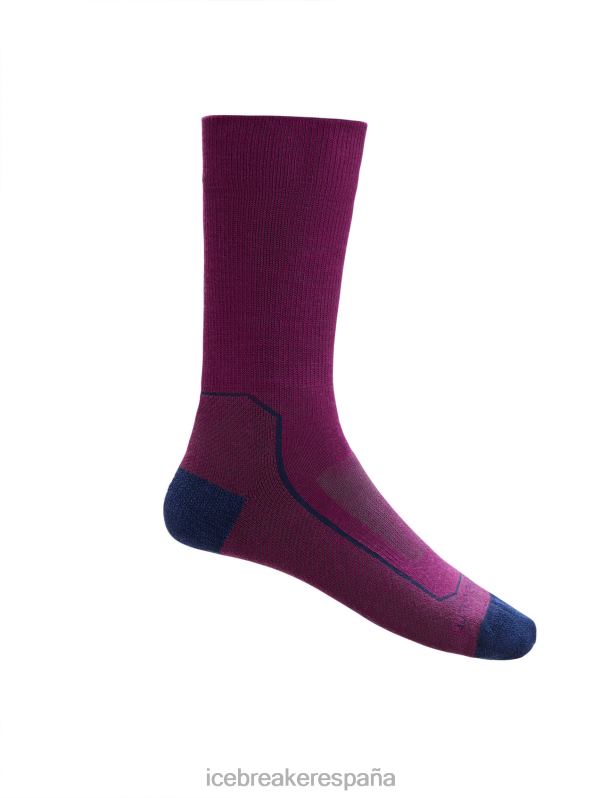 Icebreaker hombres calcetines merino walk+ ligeros 0V2J0275 accesorios ir baya/azul marino real