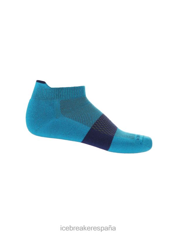Icebreaker hombres calcetines micro ligeros multisport merino 0V2J0280 accesorios azul geo/azul marino real
