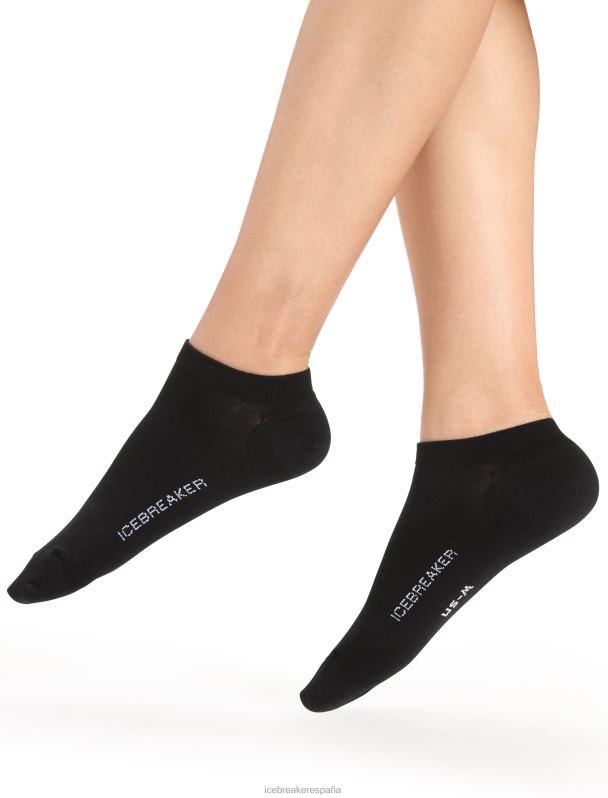 Icebreaker mujer Calcetines invisibles de calibre fino Merino Lifestyle 0V2J0776 accesorios nieve negra