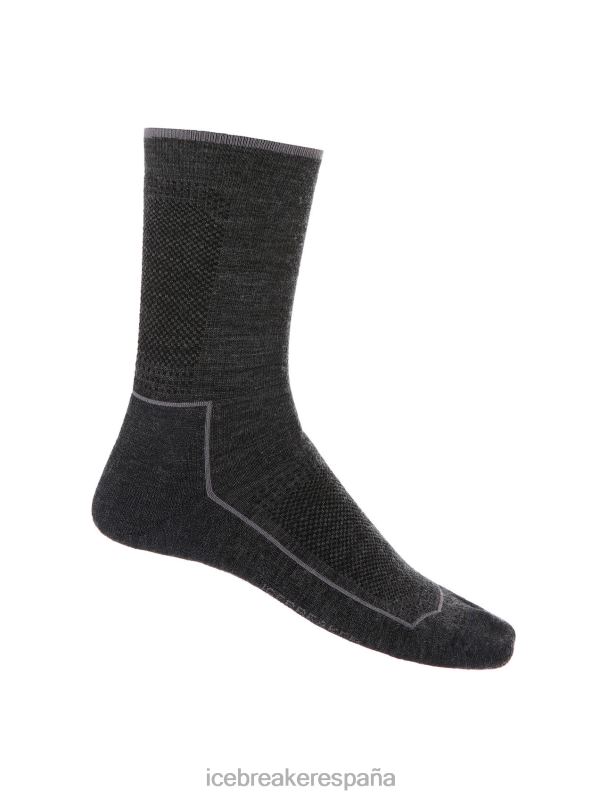 Icebreaker mujer calcetines cool-lite merino walk 3q 0V2J0780 accesorios brezo azabache/monzón