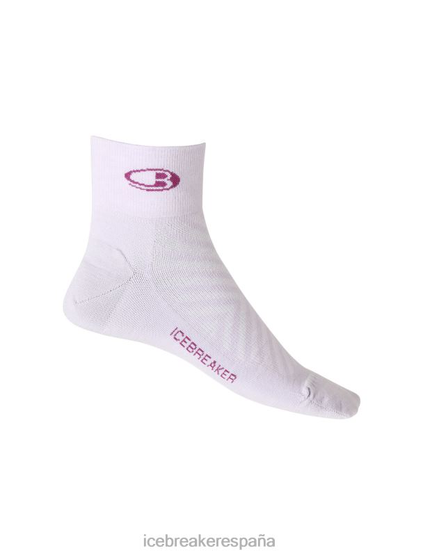 Icebreaker mujer calcetines merino run+ mini ultraligeros 0V2J0770 accesorios mirada morada/ir baya