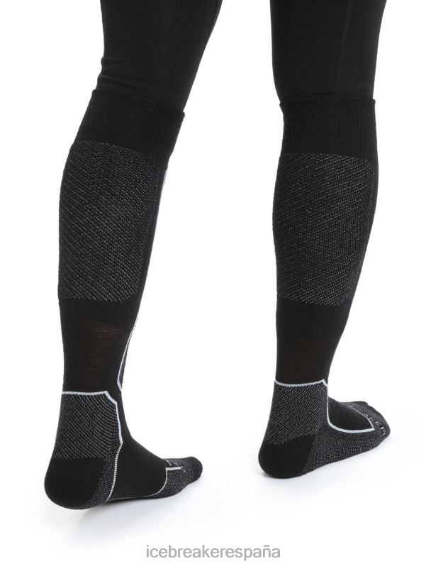 Icebreaker mujer calcetines merino ski+ ligeros hasta la pantorrilla 0V2J0785 accesorios negro