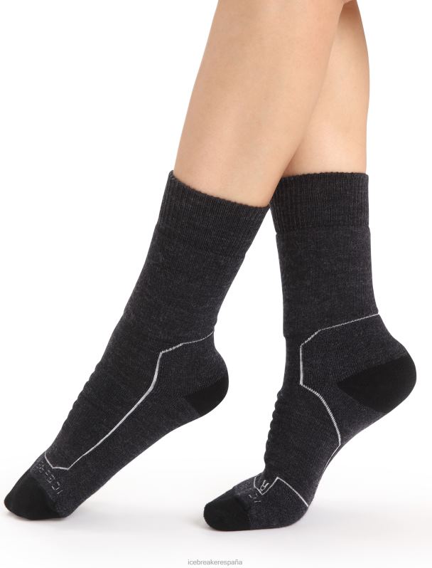 Icebreaker mujer calcetines merino walk+ pesados 0V2J0789 accesorios brezo azabache