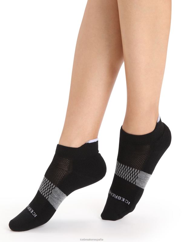 Icebreaker mujer calcetines micro ligeros multisport merino 0V2J0758 accesorios nieve negra