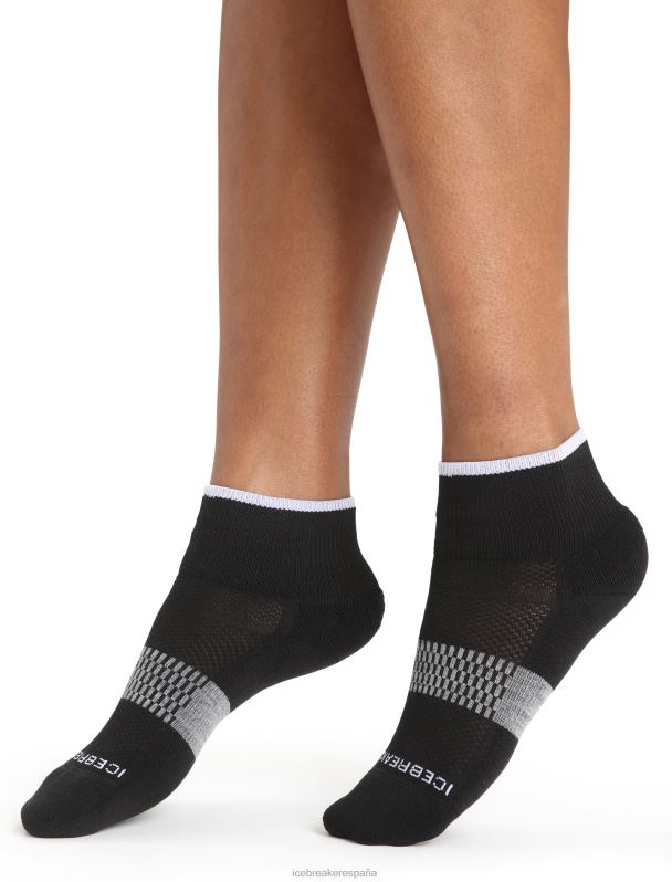 Icebreaker mujer calcetines mini merino multisport light 0V2J0751 accesorios nieve negra