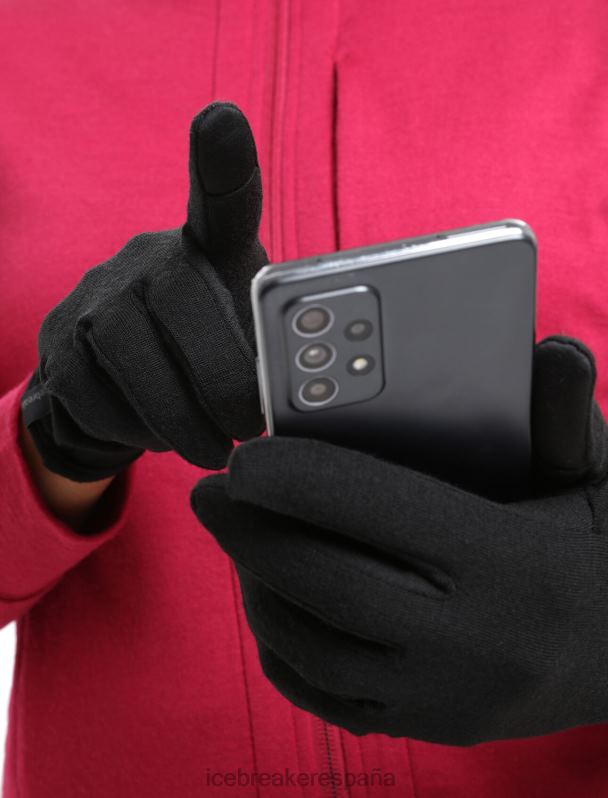 Icebreaker unisexo Forros de guantes merino 260 tech 0V2J0303 ropa negro