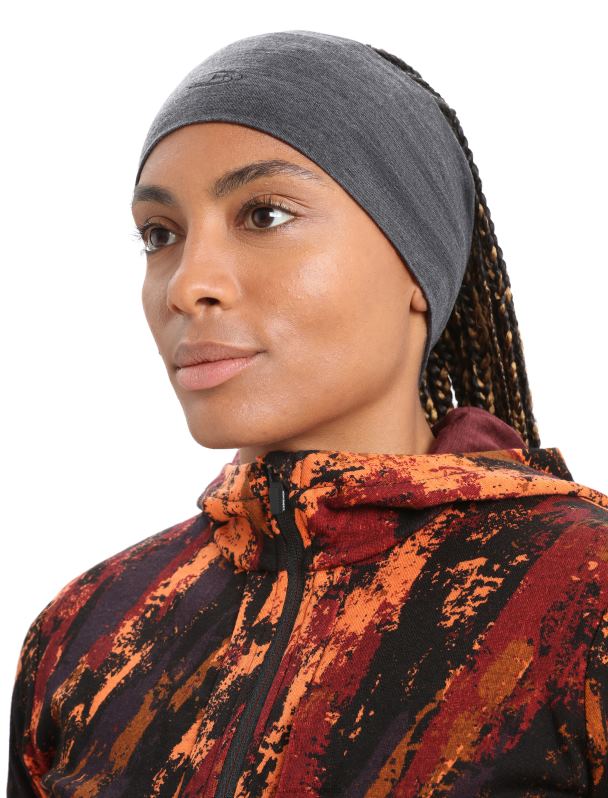 Icebreaker unisexo diadema de merino persecución 0V2J0454 accesorios brezo azabache