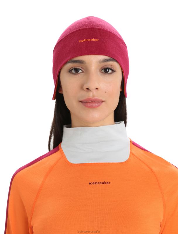 Icebreaker unisexo gorro cuántico de merino 0V2J0471 accesorios cereza/flash