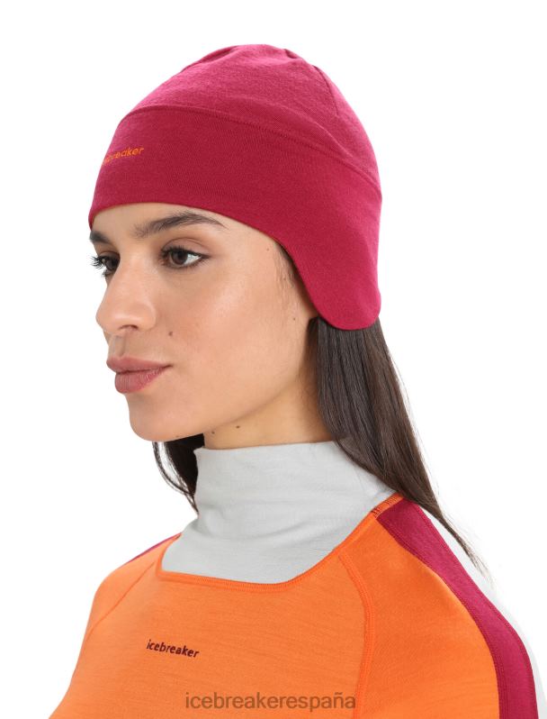 Icebreaker unisexo gorro cuántico de merino 0V2J0471 accesorios cereza/flash