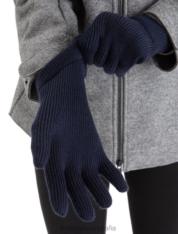 Icebreaker unisexo guantes merino rixdorf 0V2J0468 accesorios azul marino de medianoche
