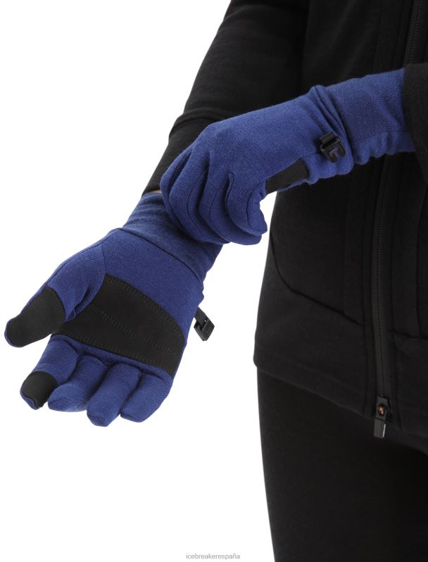 Icebreaker unisexo guantes realfleece merino sierra 0V2J0469 accesorios Marina Real