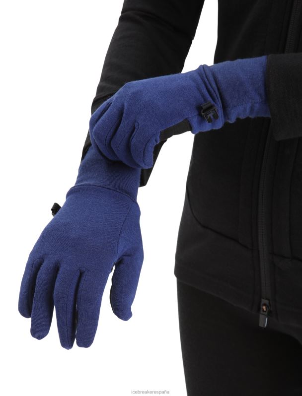 Icebreaker unisexo guantes realfleece merino sierra 0V2J0469 accesorios Marina Real