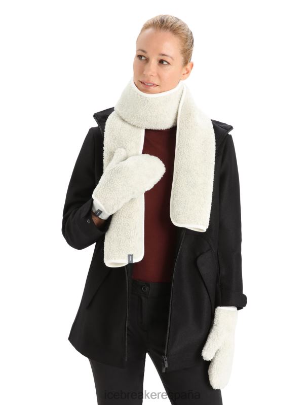 Icebreaker unisexo manoplas de pelo alto de merino realfleece 0V2J0305 ropa crudo jaspeado