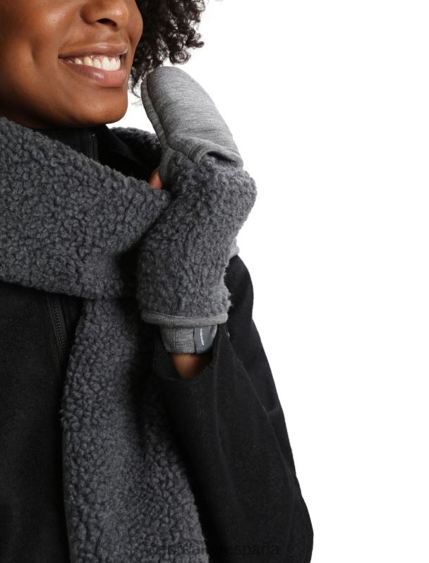 Icebreaker unisexo manoplas de pelo alto de merino realfleece 0V2J0306 ropa brezo de piedra arenisca
