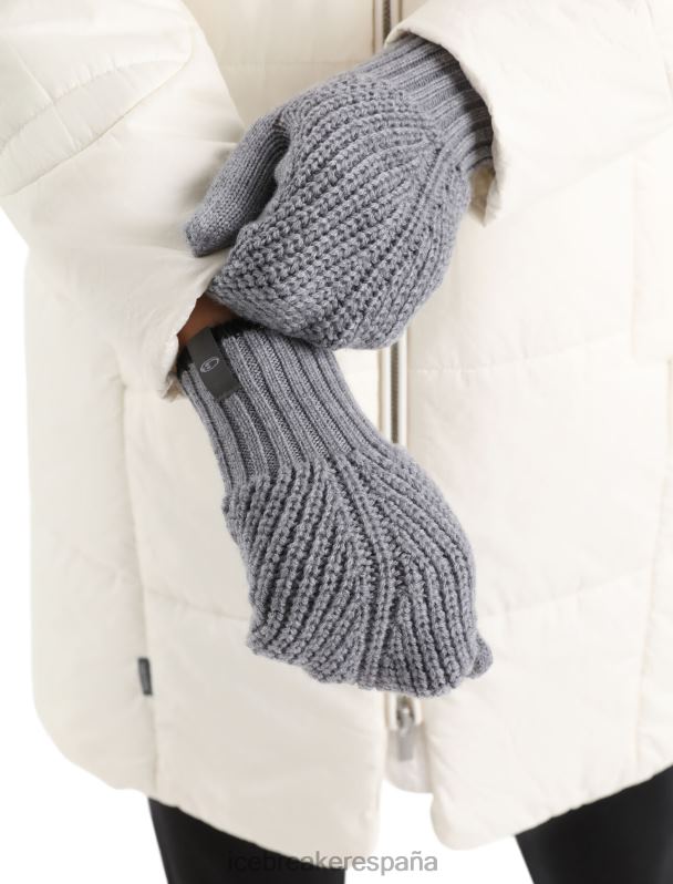 Icebreaker unisexo manoplas merino waypoint 0V2J0304 ropa piedra arenisca brezo/negro