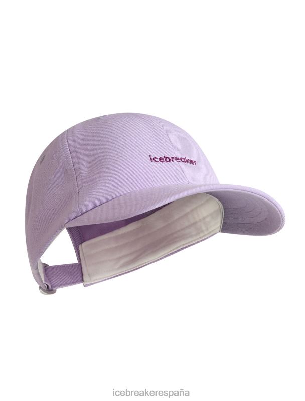 Icebreaker unisexo sombrero de merino de 6 paneles 0V2J0323 accesorios mirada morada/ir baya