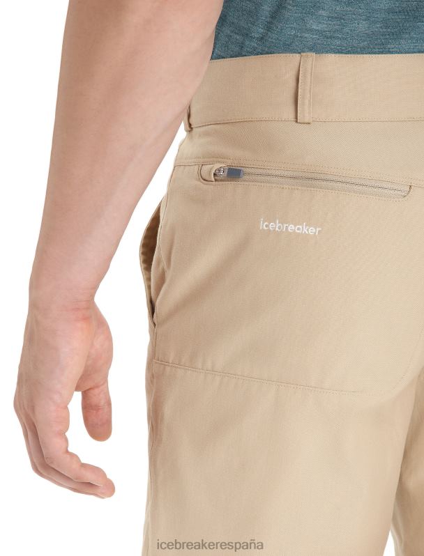 Icebreaker hombres pantalones cortos de lana merino 0V2J0255 ropa arena