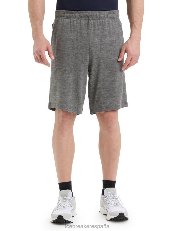Icebreaker hombres pantalones cortos de merino 0V2J0246 ropa brezo de piedra arenisca