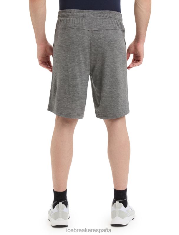 Icebreaker hombres pantalones cortos de merino 0V2J0246 ropa brezo de piedra arenisca