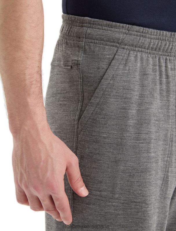 Icebreaker hombres pantalones cortos de merino 0V2J0246 ropa brezo de piedra arenisca