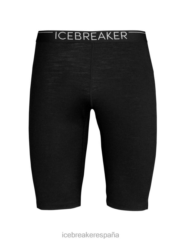 Icebreaker hombres pantalones cortos térmicos merino 200 oasis 0V2J0186 ropa negro