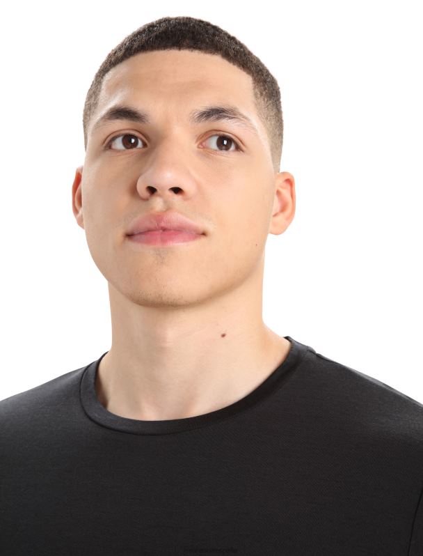 Icebreaker hombres camiseta manga larga merino esfera ii 0V2J0187 ropa negro