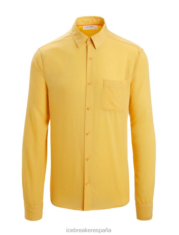 Icebreaker hombres camisa de manga larga merino steveston 0V2J0195 ropa verano