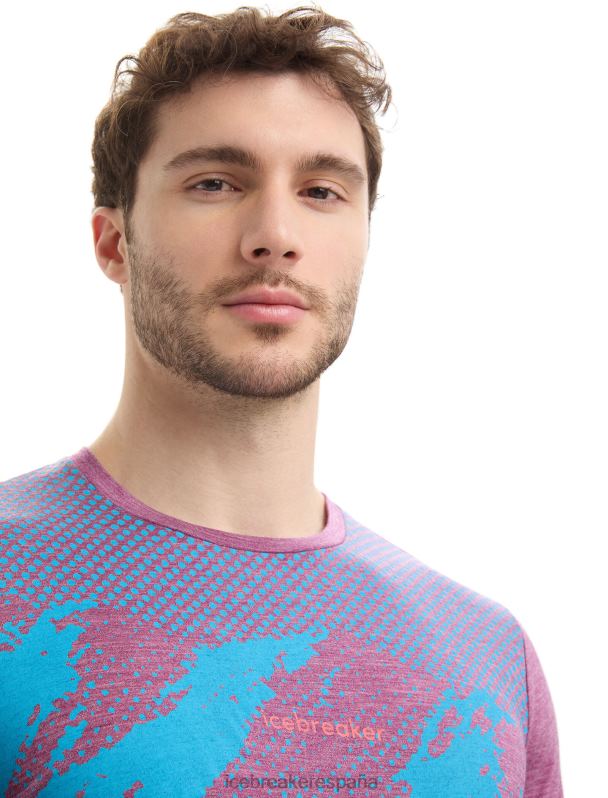 Icebreaker hombres Camiseta manga corta Merino Sphere II Trail. 0V2J043 ropa ir brezo de baya