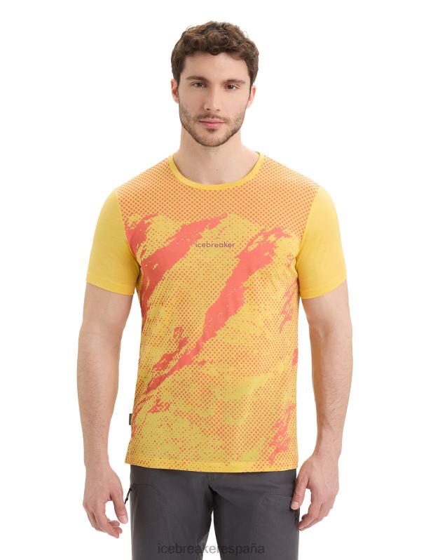 Icebreaker hombres Camiseta manga corta Merino Sphere II Trail. 0V2J044 ropa verano