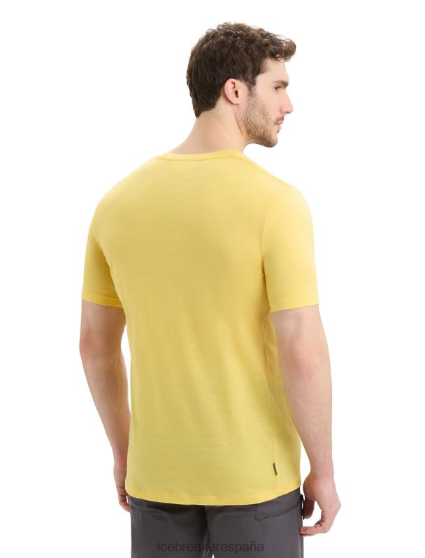 Icebreaker hombres Camiseta merino tech lite ii manga corta natural 0V2J093 ropa verano