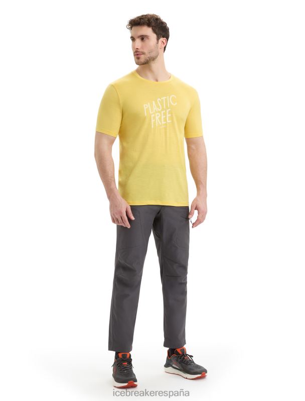 Icebreaker hombres Camiseta merino tech lite ii manga corta natural 0V2J093 ropa verano