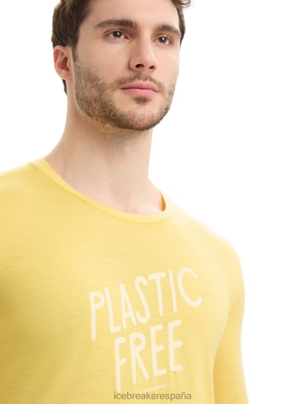 Icebreaker hombres Camiseta merino tech lite ii manga corta natural 0V2J093 ropa verano