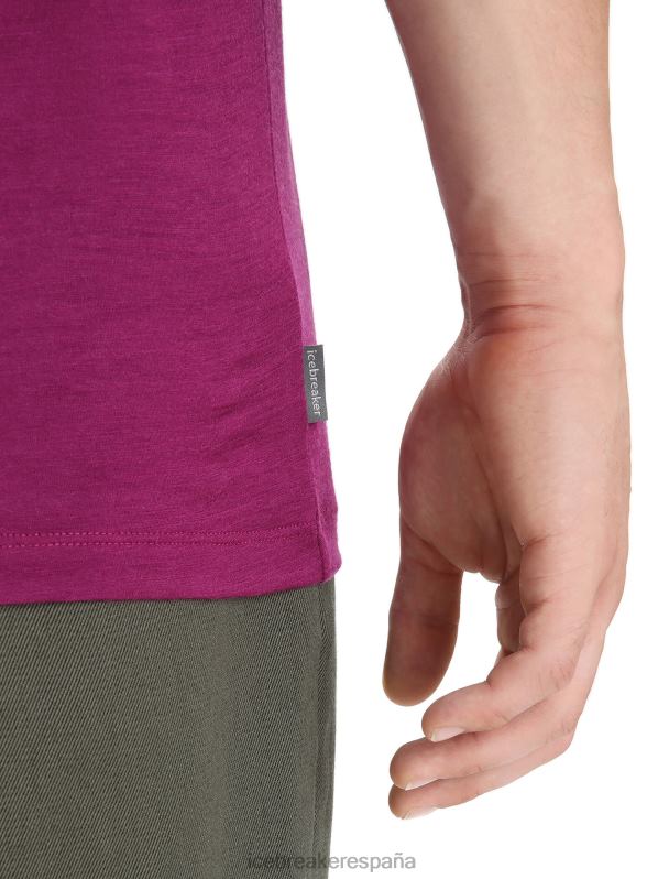 Icebreaker hombres camiseta de manga corta con bolsillo de merino granary 0V2J017 ropa ir baya