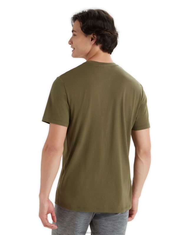 Icebreaker hombres camiseta de manga corta de algodón tencel 0V2J077 ropa cargarse