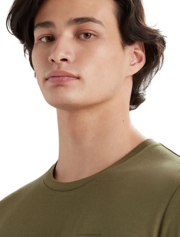 Icebreaker hombres camiseta de manga corta de algodón tencel 0V2J077 ropa cargarse