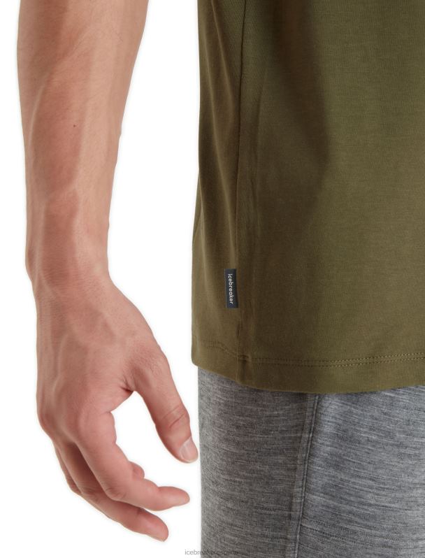 Icebreaker hombres camiseta de manga corta de algodón tencel 0V2J077 ropa cargarse