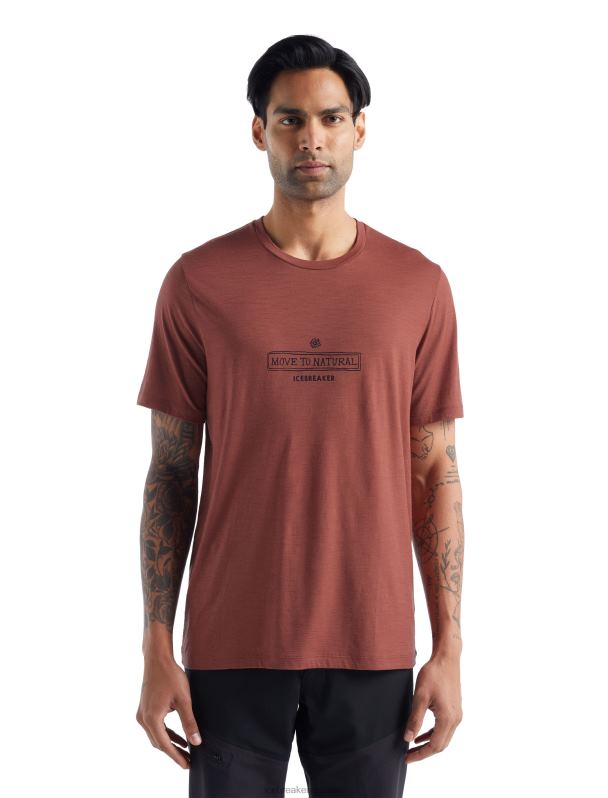 Icebreaker hombres camiseta de manga corta merino tech lite ii cultivada en el sur 0V2J0483 ropa uva