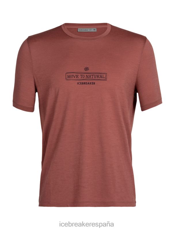 Icebreaker hombres camiseta de manga corta merino tech lite ii cultivada en el sur 0V2J0483 ropa uva