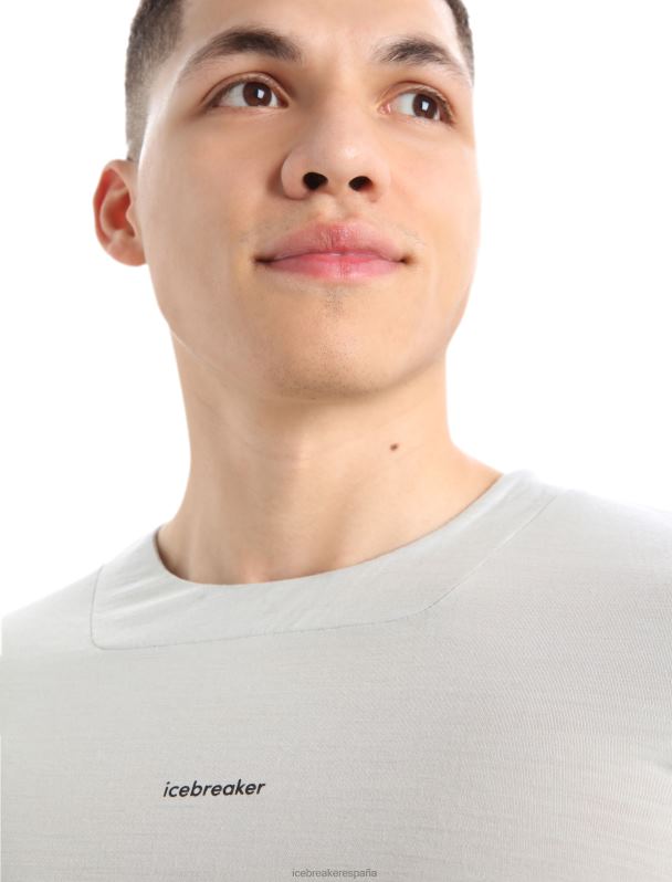 Icebreaker hombres camiseta de manga larga de punto merino 0V2J0438 ropa éter