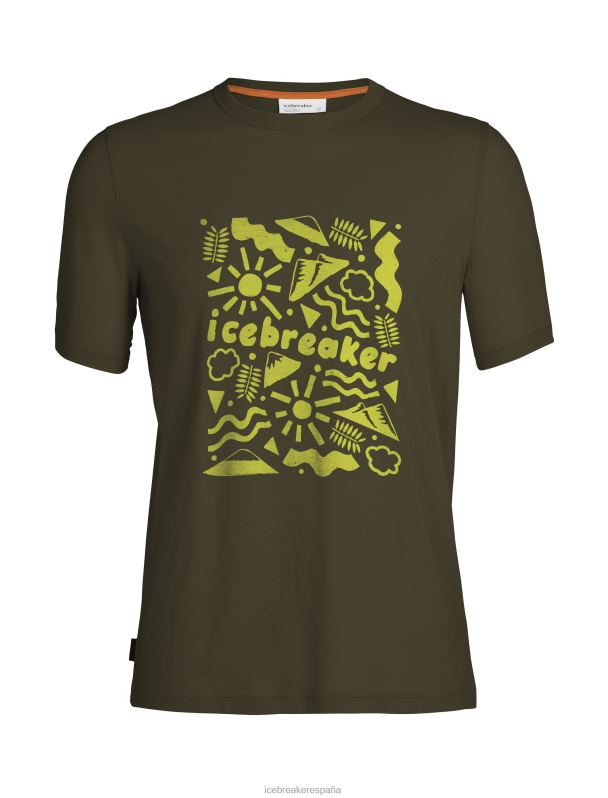 Icebreaker hombres camiseta manga corta algodon tencel origins 0V2J0353 ropa cargarse