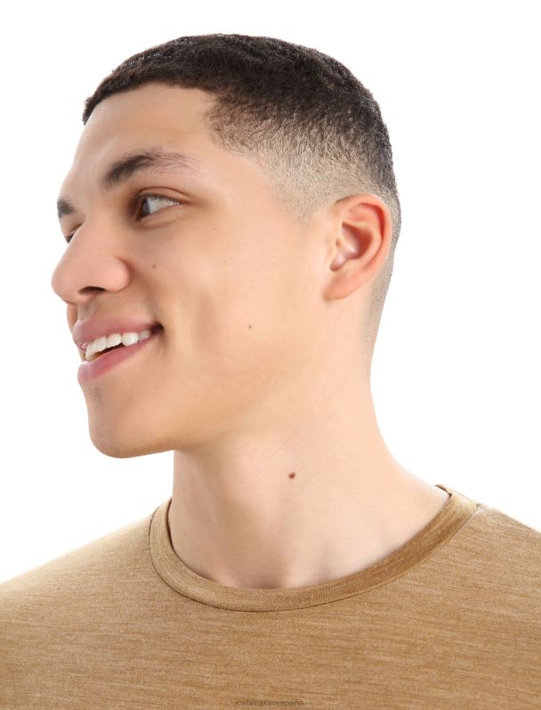 Icebreaker hombres camiseta manga corta merino esfera ii 0V2J0385 ropa clavo de brezo